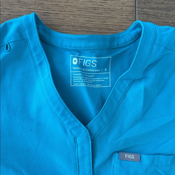 FIGS teal onsie SMALL - Picture 4 of 8